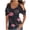 Pink, variant on IROINNID Womens Casual Classic Flower Printed Tunic Tops Crewneck Short Sleeve Off Shoulder Blouse
