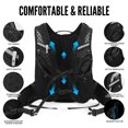 thumbnail image 4 of Ix Inoxto Mochila De Hidratación Mochila De Agua Liviana Con Vejiga De Hidratación De 2 Litros Mochila Para Hombres Y Mujeres Chaleco De Hidratación Para Correr Senderismo Ciclismo Carrera Escalada (5, 4 of 5