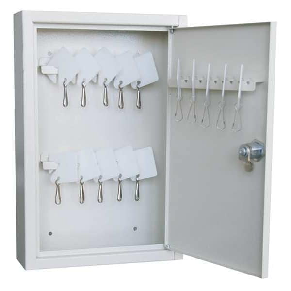 Manufacturer Varies Key Box,40 Keys,Single Key,Steel,Wall 33J869