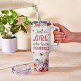 thumbnail image 2 of Squirrel Travel Cup for Squirrel Lover,40 oz Personalized Squirrel Vacuum Insulated Tumbler with Custom Name, 2 of 6