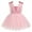 Pink, variant on IBTOM CASTLE Toddler Baby Girls Tutu Dress Sleeveless V Neck Sparkle Sequins Glitters Princess Tulle Casual Birthday Party Dress 12-18 Months Pink