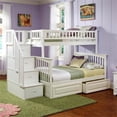 thumbnail image 2 of Leo & Lacey Twin Over Full Staircase Storage Bunk Bed, 2 of 4
