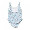 thumbnail image 3 of Yuanyu Kids Girls Swimsuits Bathing Suit Teen One Piece Printed Swimwear 3-12 Years, 3 of 8