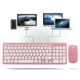 thumbnail image 5 of OTVIAP Wireless Ergonomic Keyboard & Mouse Combo with Accessories, Pink, 5 of 8