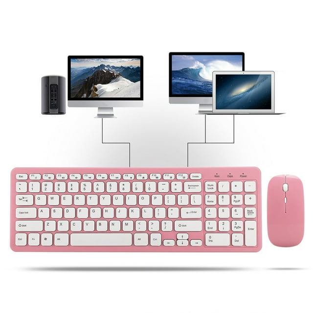 Thin & Light Ergonomic Mouse Keyboard Set, USB Receiver, Tilt Angle, Fast Rebound, Office & Gaming, Durable, Assured Quality
