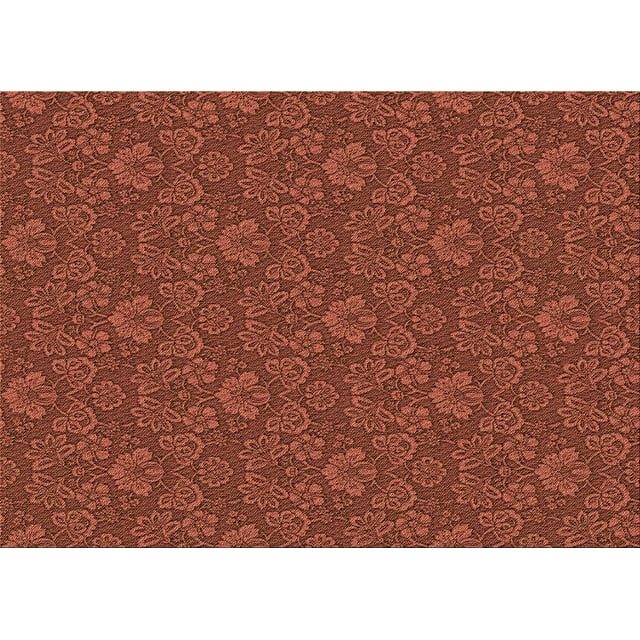 Ahgly Company Machine Washable Indoor Rectangle Transitional Grapefruit Red Area Rugs, 7' x 10'