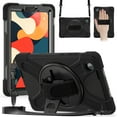 thumbnail image 2 of For Lenovo Tab One 8.7 inch/Tab K9 2025 Case TB305XU/TB305FU, 360 Hand Strap, Shoulder Strap, Kickstand, Rugged Drop Protection, Black, 2 of 7