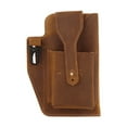thumbnail image 1 of Bolso de Cuero para Cinturón, Cartera para Teléfono, Monedero para marrón Sunnimix Funda de teléfono para hombres, 1 of 7