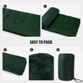 thumbnail image 5 of Cold Weather Hooded Sleeping Bag for Adults, Kids, Homeless, Camping, Indoors & Outdoors in Forest Green 71"L x 30"W, 5 of 6