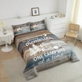 thumbnail image 3 of RV Camper Bedding Queen,Camping Comforter Set Camping Decor,RV Travel Car Camping Down Comforter for Men Adult,Hand Drawn Wooden Plank Grunge Vintage Quilt Camping Accessories for Inside Blue Brown, 3 of 6