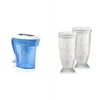 Zerowater® 10-cup Pitcher with Free Water Quality Meter + 2 Bonus Filters ZBD-030-2T - Blue