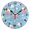 Black, variant on Cows Milk Pattern Wall Clock 10in Round Artistic Oil Painting Home Decor Desk Table Clock