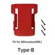 thumbnail image 3 of Battery Holder Hanger Wall Mount Battery Storage Dock for Milwaukee M18 Dewalt 20V 60V Battery Holder Storage Rack Bracket, 3 of 5