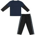 thumbnail image 2 of Toddler Colosseum Navy/Black Auburn Tigers Long Sleeve T-Shirt & Pants Set, 2 of 2