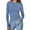 Navy, variant on Oplxuo Basic Going Out Tops for Women Ribbed Long Sleeve Slim Fit Crew Neck Casual Solid Color Tight T Shirts