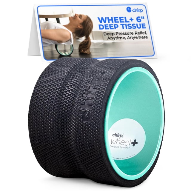 Rodillo de espuma Chirp Wheel de 6" de alta densidad con capacidad de 227 kg
