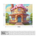 thumbnail image 2 of Cartoon Birthday Cake Soft Cozy Warm, Lightweight And Plush Flannel Throw Blankets - Perfect for Couch, Bed, Travel, 2 of 7