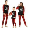 thumbnail image 1 of Christmas Family Matching Pajamas Set Sleepwear Pajama PJS Sets Homewear Sleepwear Outfits, 1 of 7