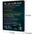 thumbnail image 2 of Bible Verses Wall Art for Kids, The Lord''s Prayer Scripture Wall Art Canvas,Christian Religious Wall Art Gifts for Kids,Ready to Hang For Kids Nursery/Classroom/Bedroom Wall Decor 12" x 15", 2 of 6
