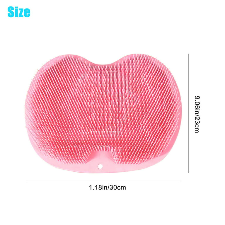 Shower Foot & Back Scrubber, Massage Pad, 2023 New Wall Mounted Back  Scrubber, Silicone Bath Massage Cushion Brush with Suction Cups, Bathroom  Wash