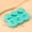 A002- Green, variant on Silicone Ice Cube Tray Molds with Rose & Pyramid Shapes, BPA-Free Flexible Ice Maker for Whiskey,Cocktails,Beverages,Reusable Easy-Release Ice Molds for Home,Bar,Party - White