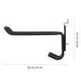 thumbnail image 2 of DEEPCRAFF 1Pc Black Multi Purpose Iron Wall Hanging Hook for Garden and Warehouse Storage, 2 of 7