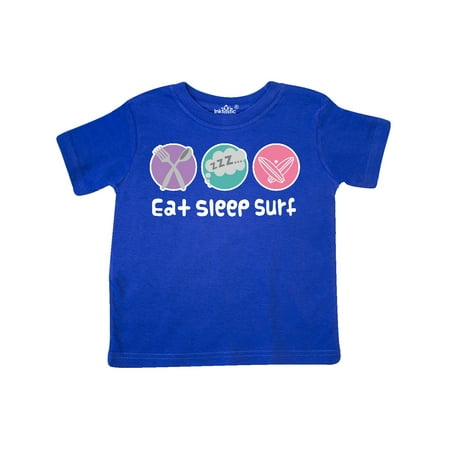 

Inktastic Surfing Eat Sleep Surf Gift Gift Toddler Toddler Girl T-Shirt