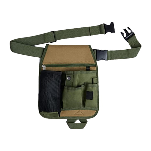 Bolsa de herramientas de jardín, bolsa de cinturón, delantal de cinturón para trabajadores de la construcción, floristas, carpinteros, regalos de jard