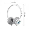 thumbnail image 4 of Moyic Auriculares con cable Jack de 3,5mm, Control de volumen, auriculares para niños con micrófono, auriculares, accesorios de computadora, niñas y Electrónica blanco, 4 of 6