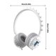 thumbnail image 4 of Moyic Auriculares con cable Jack de 3,5mm, Control de volumen, auriculares para niños con micrófono, auriculares, accesorios de computadora, niñas y Electrónica blanco, 4 of 6