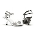 thumbnail image 3 of Ellie Shoes E-305-Juliet 3 inch Heel Womans Sandal Silver PU / 10, 3 of 3