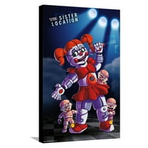 Five Nights at Freddy's: Sister Location - Baby Canvas Wall Poster, 14.725" x 22.375"