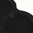 thumbnail image 4 of Silicone Egg Bite Molds 3 Cups Air Fryer Egg Mold, Silicone Baking Molds Ideal for Muffins, Cakes, Pies, Breads (Black), 4 of 8