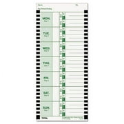 Lathem-1PK Time Clock Cards for Lathem Time 800P, One Side, 4 x 9, 100/Pack