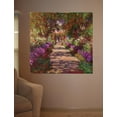 thumbnail image 2 of Wallhogs Monet A Pathway in Monet's Garden (1902) Poster Wall Mural, 2 of 2