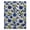 Blue, Pattern 15, variant on ODIKA 4' x 6' Machine Washable Non-Slip Area Rug, traditional floral High Traffic Rug, Blue, 963373