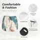thumbnail image 4 of Balery Celestial Cat And Flowers Pantalones cortos deportivos para mujer con forro y dos bolsillos, elásticos, para entrenamiento, gimnasio, yoga-Medium, 4 of 7