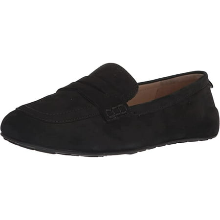 

Sam Edelman Tucker Black Slip On Squared Toe Flat Leather Fashion Loafers (Black 6.5)