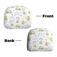 thumbnail image 6 of Naloa Green Blue Avocado Print 2 PCS Car All-Inclusive Headrest Cover,Seat Headrest Cover Headrest Cover Protector for Most Car Models, 6 of 9