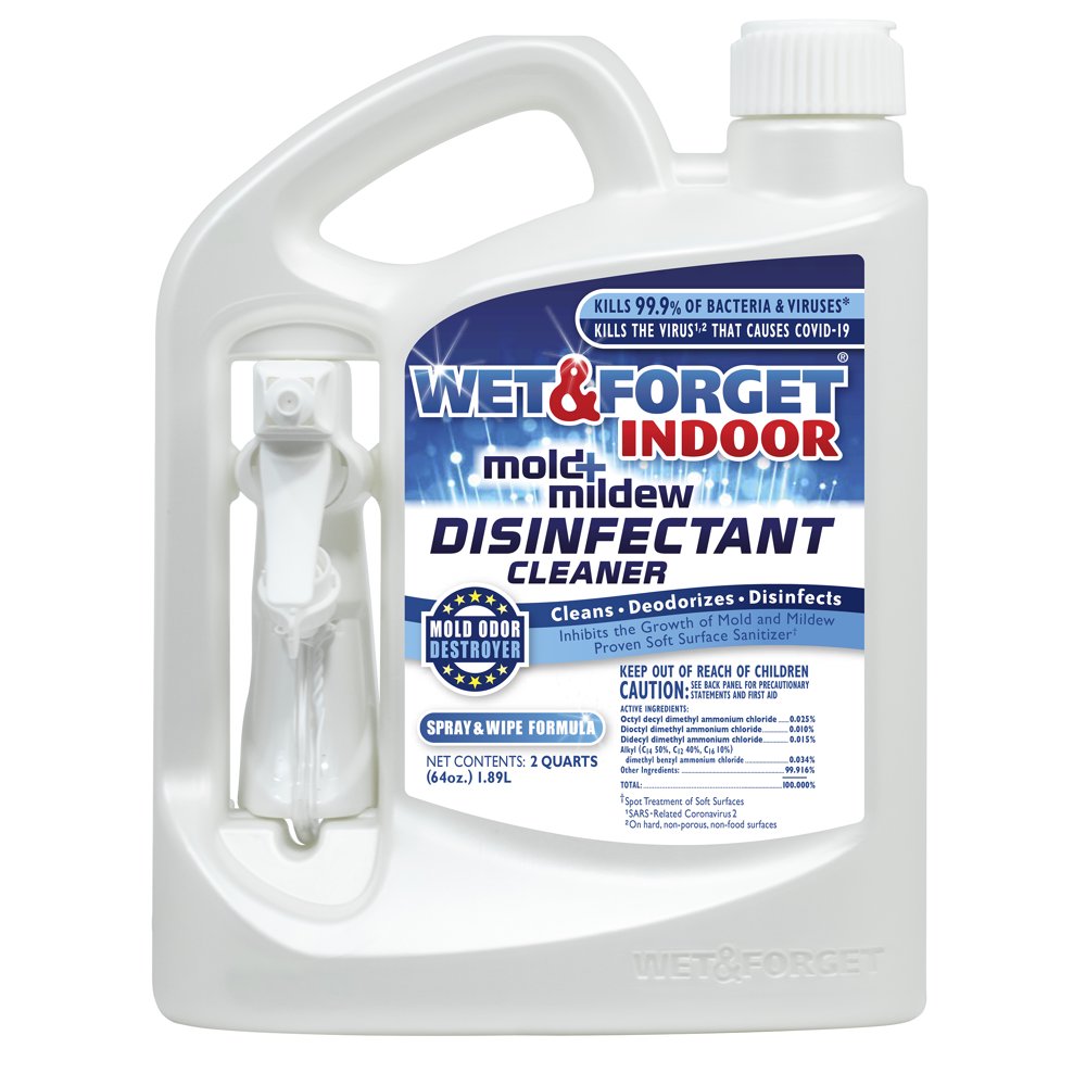 Wet And Indoor Mold & Mildew Disinfectant Cleaner, 64 oz