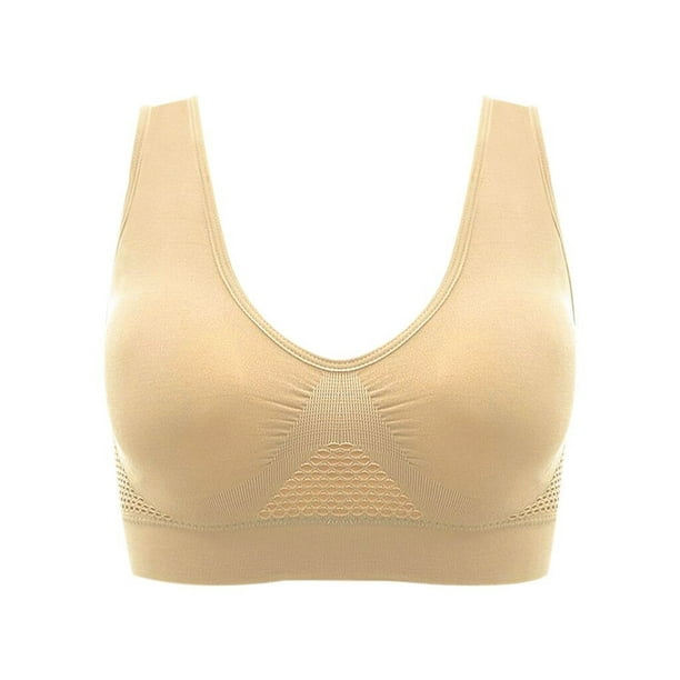 Homely Sports Bras For Women Air Permeable Cooling Summer Sport Yoga  Wireless Bra 