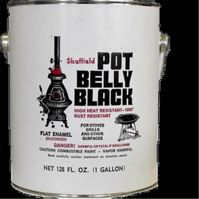 Sheffield 6906 1g Pot Belly Black High Temperature Finish