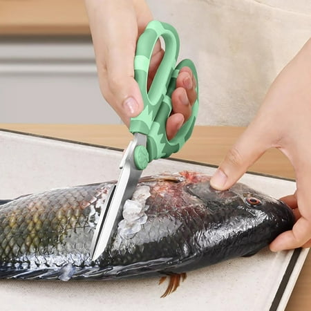 

2024 New Shears Clearance Kitchen Scissors Household Multi-functional Strong Chicken Scissors Scissors Meat Special Food Grade