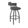 thumbnail image 2 of 861 Artemis 30" Swivel Bar Stool with Bronze Finish and Canter Storm Seat and Back, 2 of 5