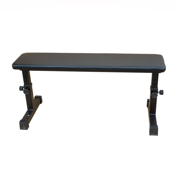 Adjustable Bench, Flat Weight Bench Home Dumbbell Stool Home Fitness Strength Training Bench Comfortable Design, Black Weight Bench,Steel Flat Bench, Fitness & Sports Fitness Weight Benches