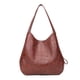 thumbnail image 1 of Bolso de hombro de gran capacidad para mujer, Marrón, 1 of 6