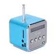 thumbnail image 4 of DEBGFS Mini Digital Portable Music MP3/4 Player Micro SD/TF USB Disk Speaker FM Radio (Blue), 4 of 6