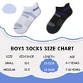 thumbnail image 2 of EALLCO Kids Socks 30 Pairs Ankle Lightweight Socks for Boys & Girls 4-10 Years Old, 2 of 5