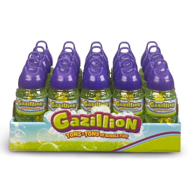 Solución para Burbujas Gazillion 240 ml Paquete de 4 para Fiesta Infantil