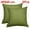 Green, variant on Unique Bargains 2 Pack Cotton Linen Throw Pillow Covers 18" x 18" Gray